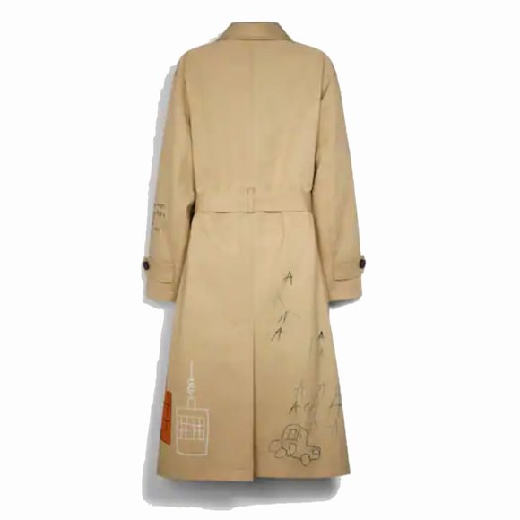 jean michel basquiat trench coat
